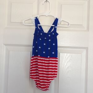 Little Bum Bums Stars and Stripes Romper 12-18 months